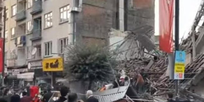 Malatya'da bina çöktü! Enkaz altında kalanlar var!