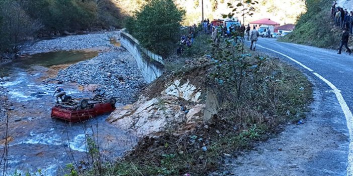 Giresun’da trafik kazası: 1 ölü, 1 yaralı