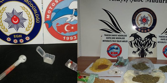 Trabzon’da iki ayrı noktada uyuşturucu operasyonu! 