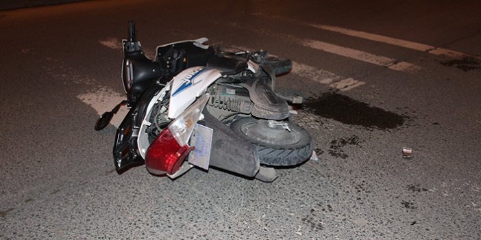 Elektrikli bisiklet sürücüsü kazada yaralandı