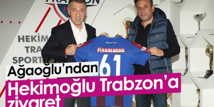 Ağaoğlu’ndan Hekimoğlu Trabzon'a ziyaret