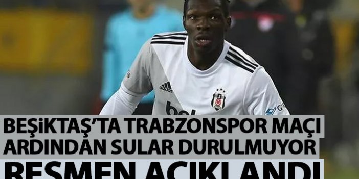 Beşiktaş resmen açıkladı! Trabzonspor maçı sonrası...