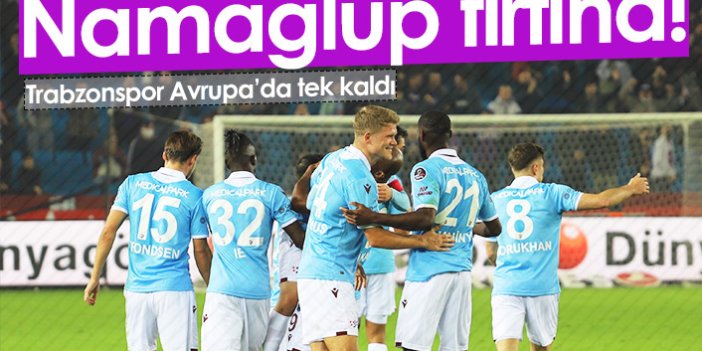 Avrupa'nın namağlup tek takımı Trabzonspor