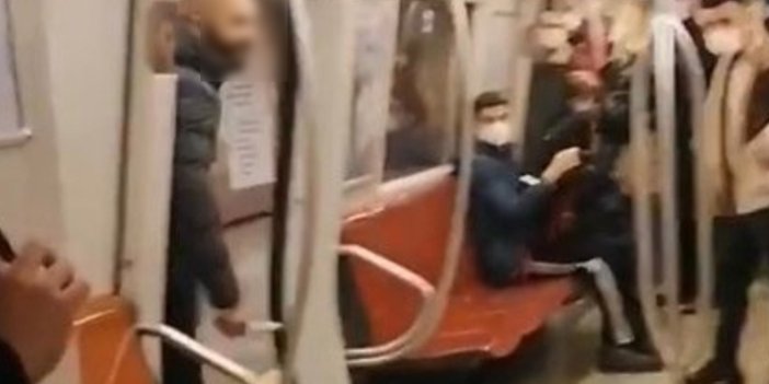 Metroda kadın yolcuya bıçak çekip hakaret eden zanlı tutuklandı