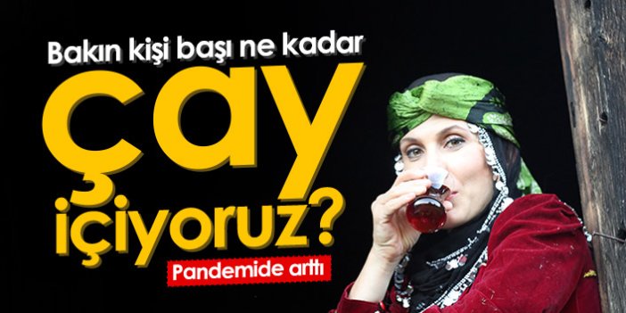 Türkiye'de kişi başı çay tüketimi ne kadar? Açıklandı