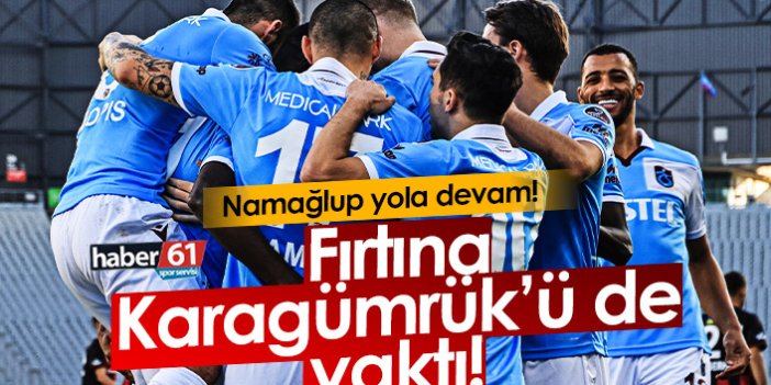 Zirvede fırtına! Trabzonspor Karagümrük'ü de kayıpsız geçti