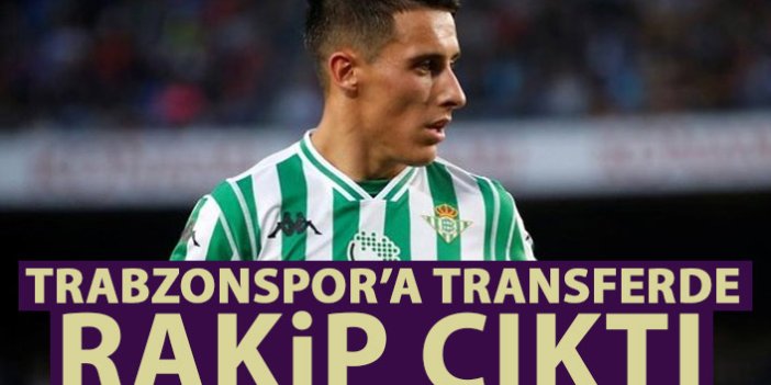 Trabzonspor'a transferde rakip çıktı