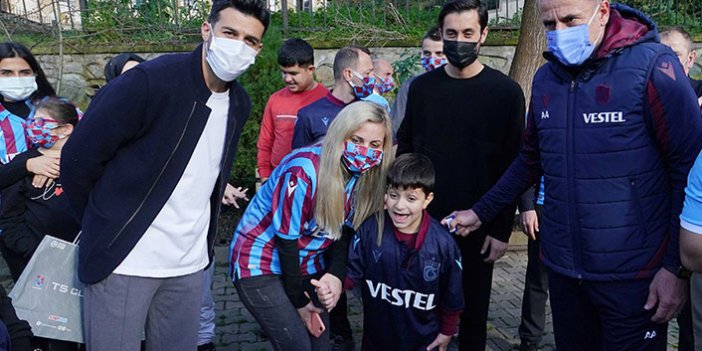 Trabzonspor'dan özel çocuklara anlamlı ziyaret