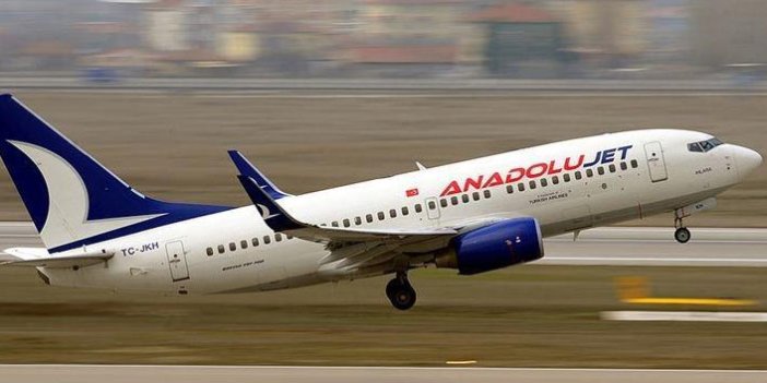 Anadolu jet uçağı bomba alarmı nedeniyle yön değiştirdi
