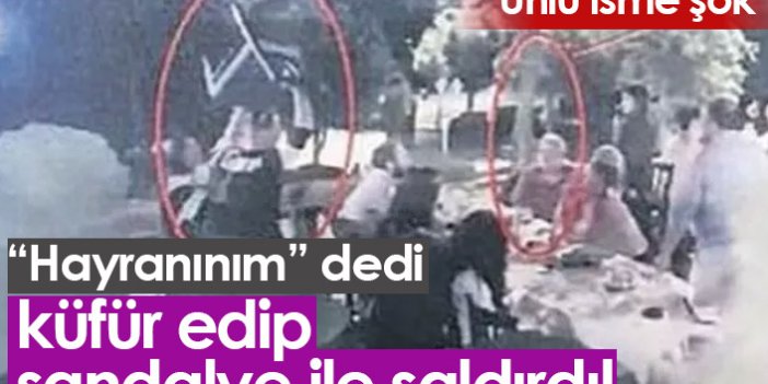 Mehmet Ali Erbil'e sandalye ile saldırı!
