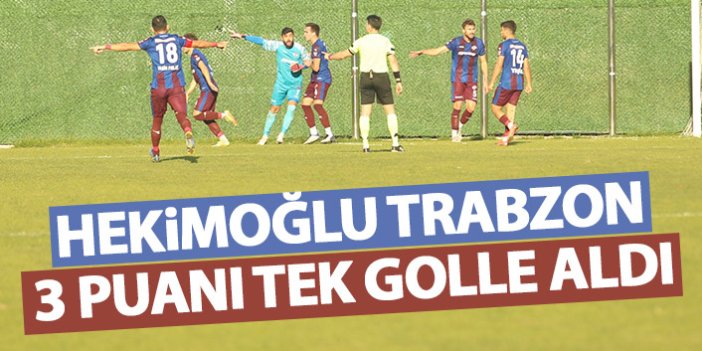 Hekimoğlu Trabzon evinde Vanspor’u mağlup etti