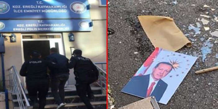 Erdoğan'ın fotoğrafını yere atıp hakarette bulunmuştu, karar verildi