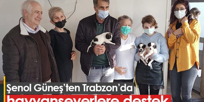 Şenol Güneş'ten Trabzon'da hayvanseverlere destek