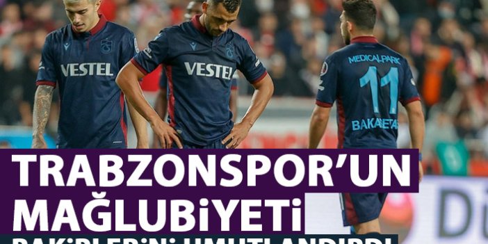 Trabzonspor'un mağlubiyeti rakiplerini umutlandırdı: Kapanmayacak fark değil