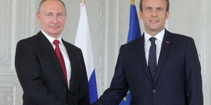 Putin ve Macron görüştü