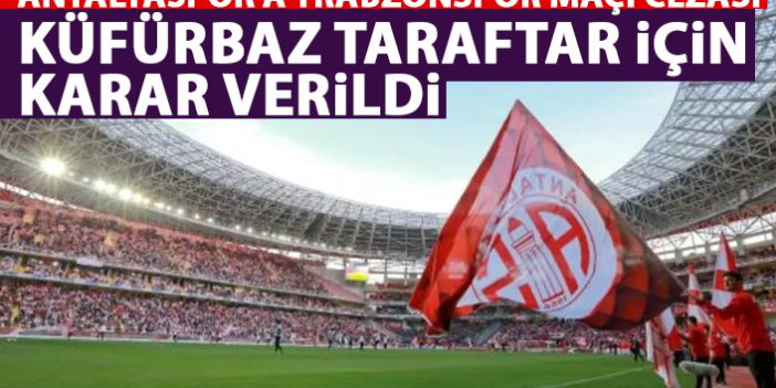 Trabzonspor'a hakaretin cezası kesildi! PFDK açıkladı