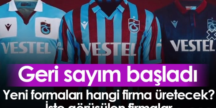Trabzonspor'un yeni forma üreticisi hangi firma olacak?