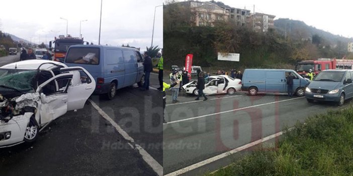 Trabzon'da kaza: 6 yaralı