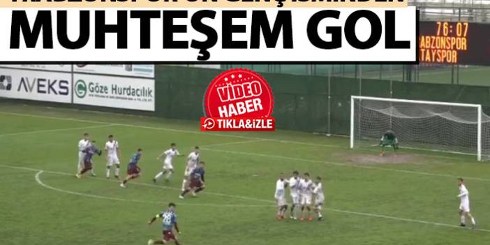 Trabzonspor'un genç isminden muhteşem gol