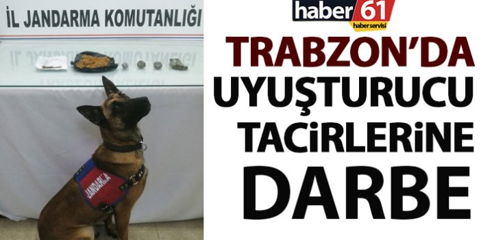 Trabzon’da jandarmadan uyuşturucu tacirlerine darbe