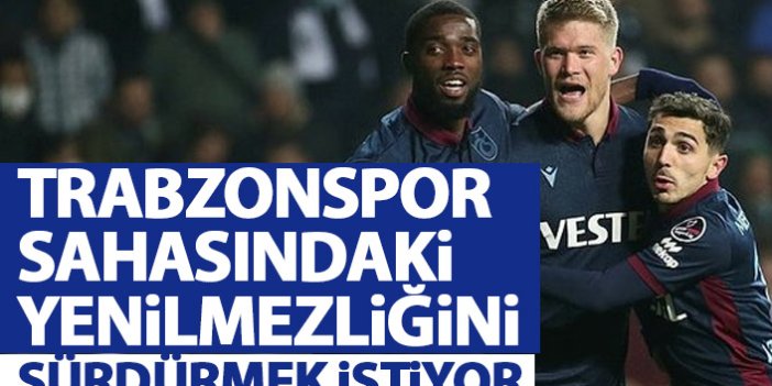 Trabzonspor iç saha serisi için sahada