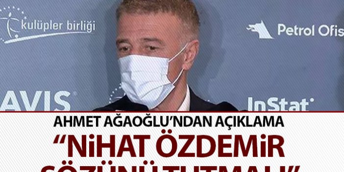 Ahmet Ağaoğlu: TFF başkanı sözünü tutmalı