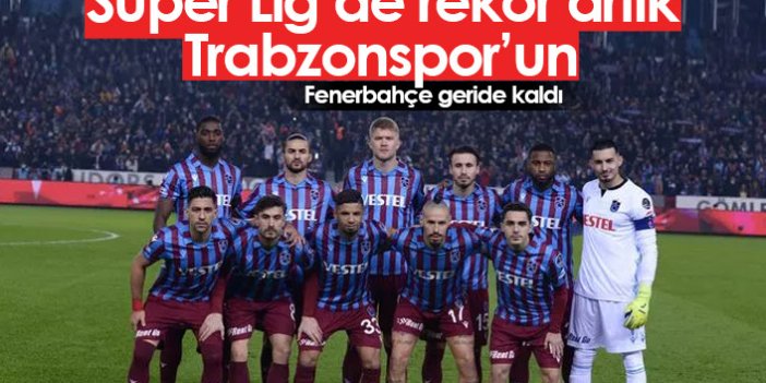 Rekor artık Trabzonspor'un