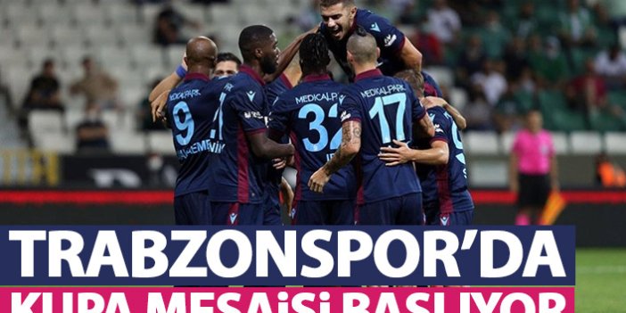 Trabzonspor'da kupa mesaisi başlıyor