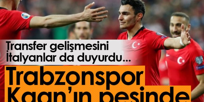 Trabzonspor'un Kaan Ayhan ilgisini İtalyanlar da duyurdu