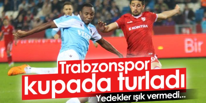 Trabzonspor Boluspor'u yendi kupada turladı