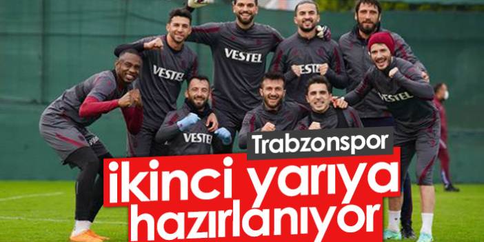 Trabzonspor ikinci yarıya hazırlanıyor