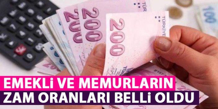 Cumhurbaşkanı Erdoğan memur zammını açıkladı! İşte memur ve Emekli maaş zamları