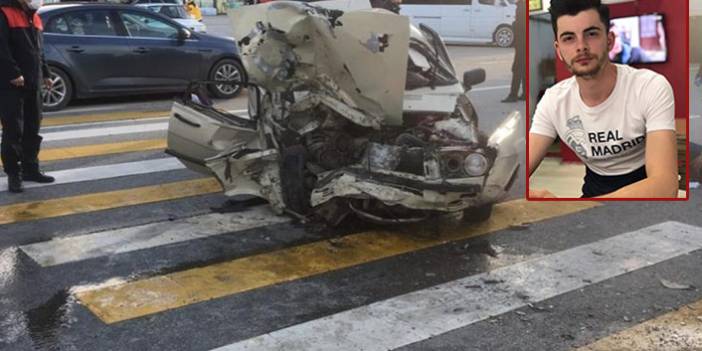 Trabzon plakalı araç kaza yaptı! 1 Ölü 1 yaralı