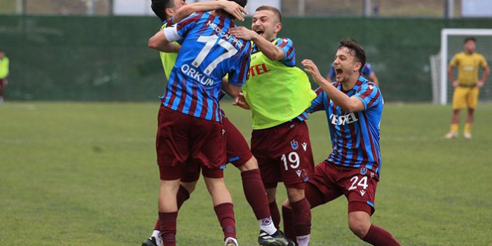 Trabzonspor'un gençleri tek golle galip