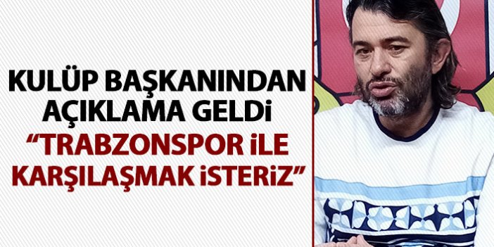 Bandırmaspor'dan açıklama: Trabzonspor'u rakip olarak isteriz