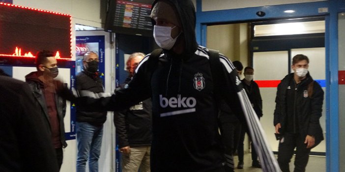 Beşiktaş Trabzon’a geldi