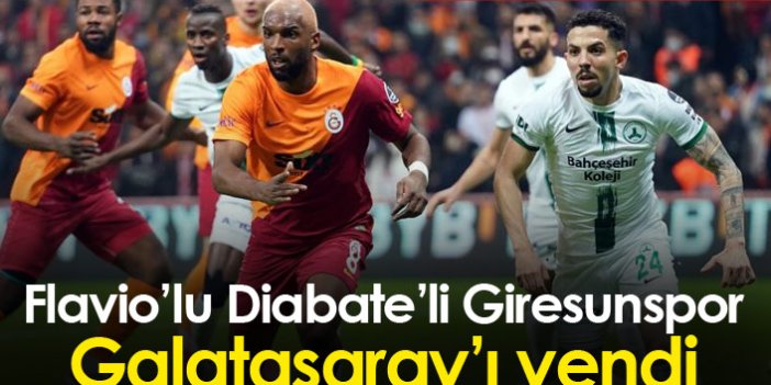 Giresunspor Galatasaray'ı yendi