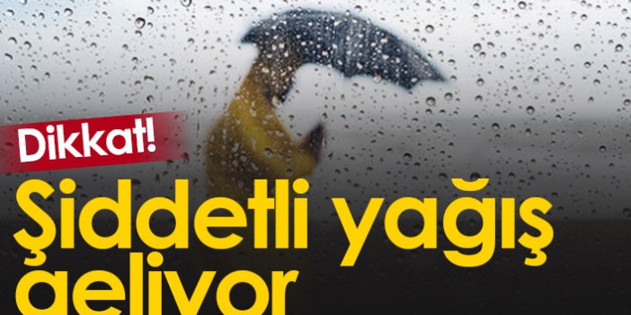 Trabzon ve çevresine yağış uyarısı