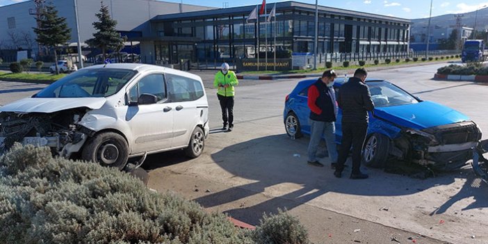Samsun'da trafik kazası 3 yaralı
