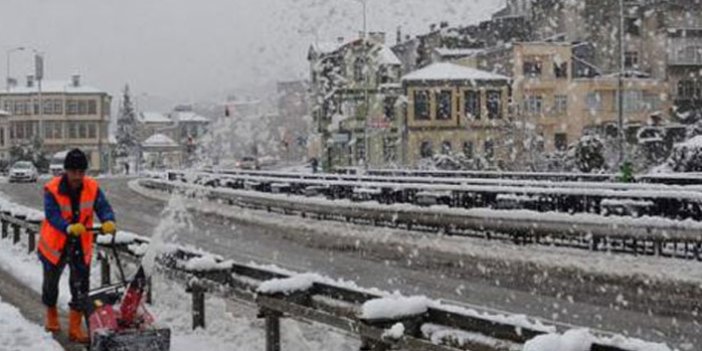 Doğu Karadeniz'e yoğun kar uyarısı! Giresun, Trabzon, Rize ve Artvin...