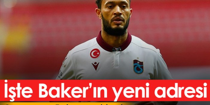 Trabzonspor'un eski futbolcusu Baker transfer oldu