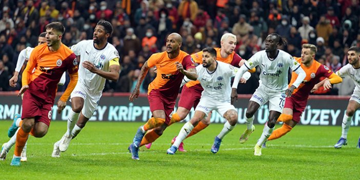 Galatasaray Kasımpaşa'ya mağlup oldu