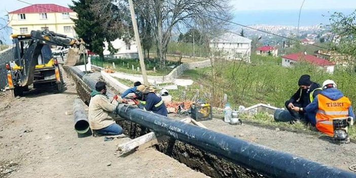 Trabzon'da 32 mahallenin su sorunu çözüldü