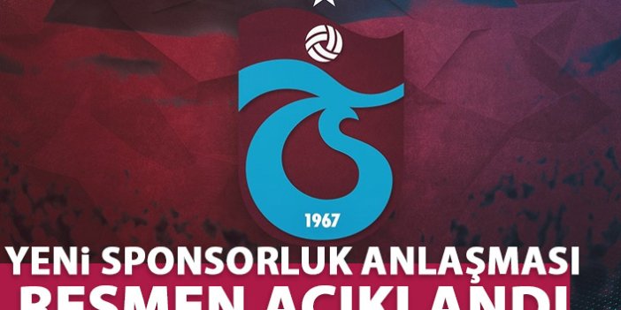 Trabzonspor'dan yeni sponsorluk anlaşması! Resmen açıklandı