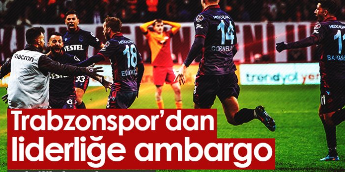 Trabzonspor 15 haftadır lider