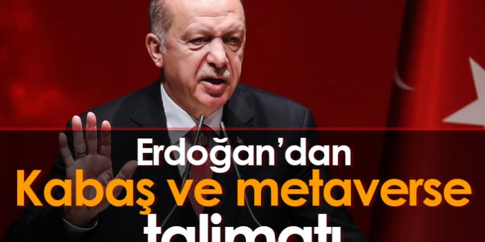 Erdoğan'dan Kabaş ve metaverse talimatı!