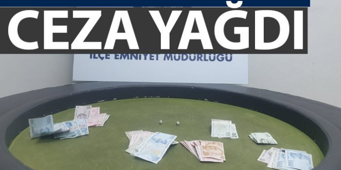 Trabzon'da kumar oynayanlara ceza yağdı