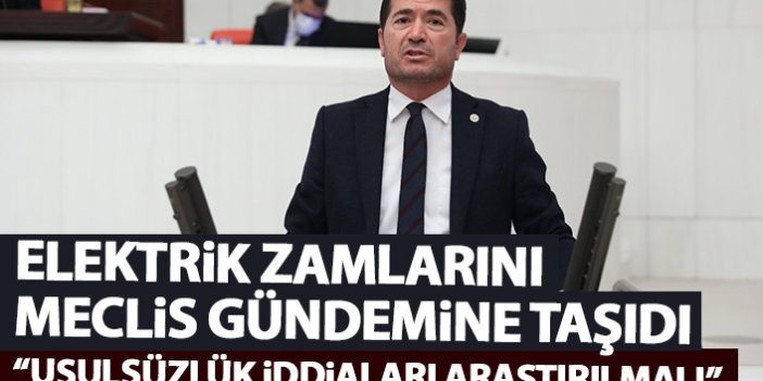 CHP’li Ahmet Kaya elektrik faturalarını meclise taşıdı: Usulsüzlük iddiaları araştırılmalı