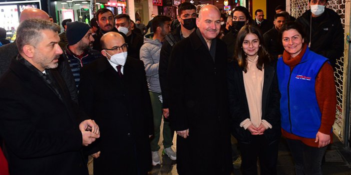 Bakan Soylu Trabzon’da vatandaşlarla buluştu