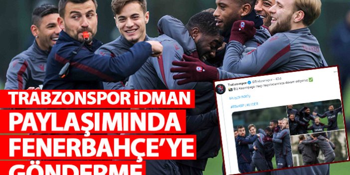 Trabzonspor'da Kasımpaşa hazırlıkları sürüyor! İmalı paylaşım